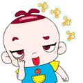 多寶一家人做鬼臉靜態(tài)表情